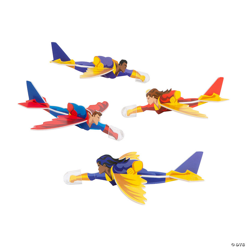 Superhero Gliders - 24 Pc. Image