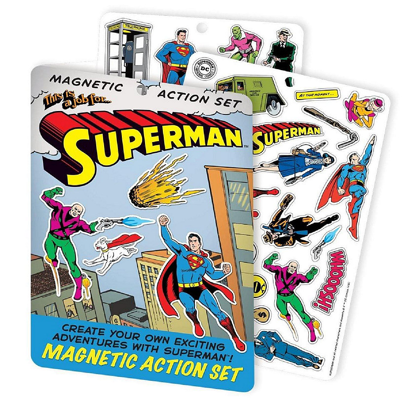Superman Magnetic Action Set, 2 Sheets Image