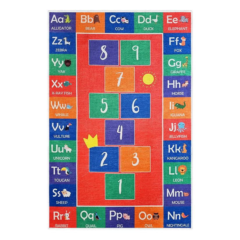 SUSSEXHOME HopScotch Classroom Rug 3x5 Image