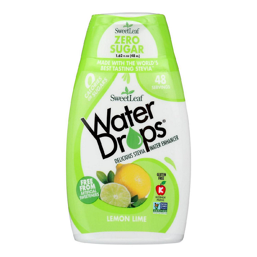 Sweet Leaf Water Drops - Lemon Lime - 1.62 fl oz Image
