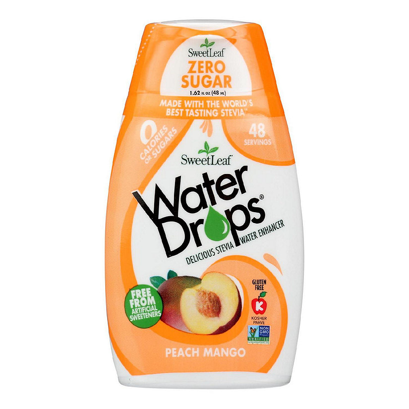 Sweet Leaf Water Drops - Peach Mango - 1.62 fl oz Image
