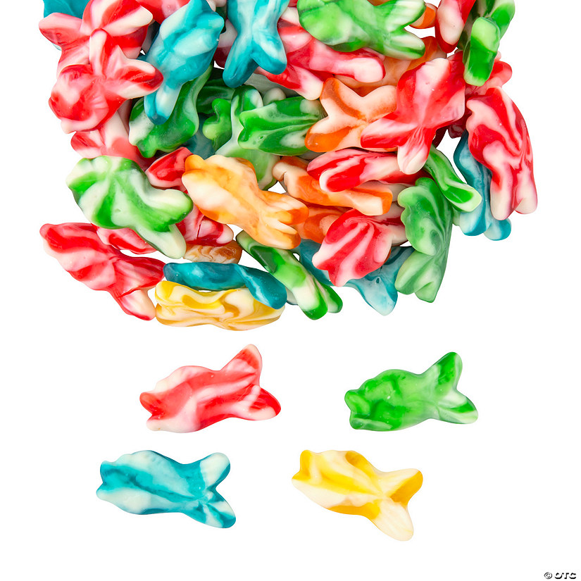 Swirly Gummy Fish Candy - 75 Pc. Image