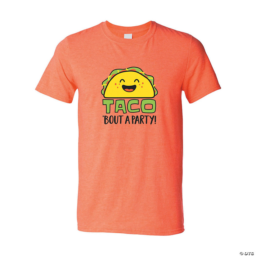Taco &#8217;Bout a Party Adult&#8217;s T-Shirt Image