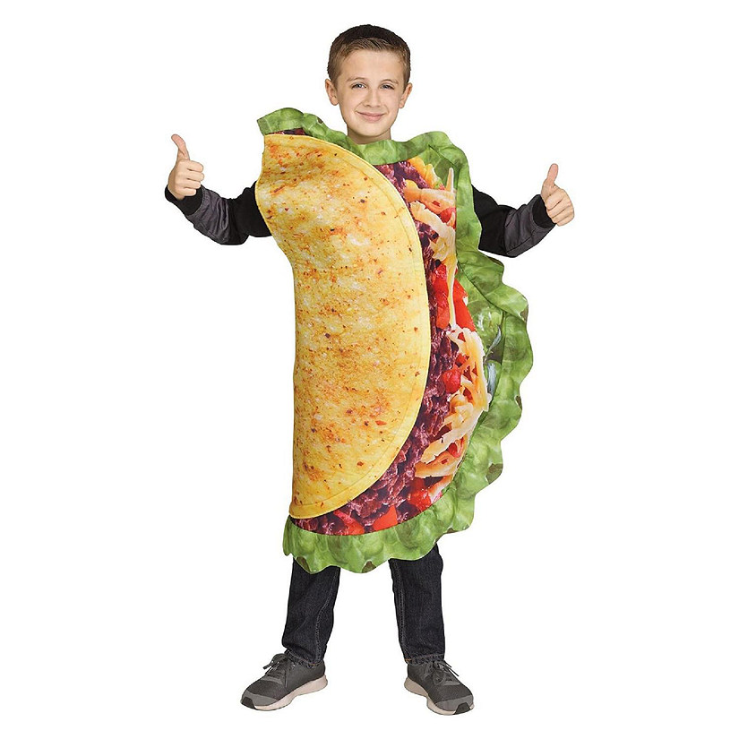 Taco Child Costume  One Size Fits Up To Size 12 Image