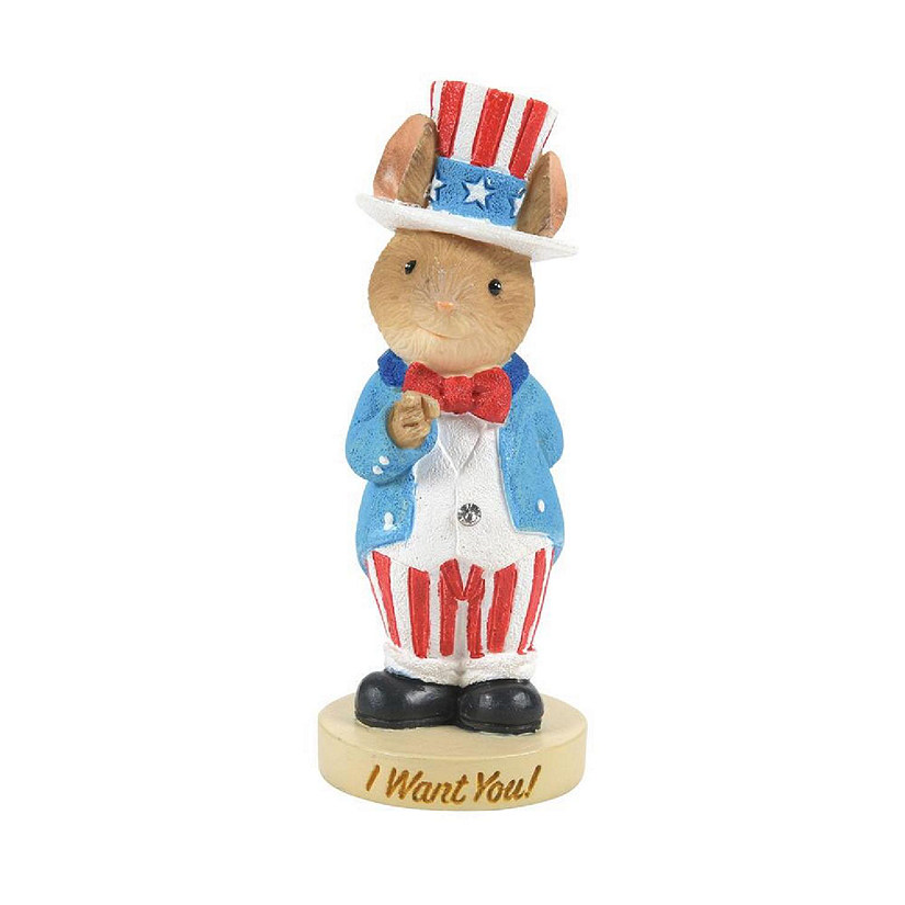Tails with Heart Uncle Sam Mouse Mini Figurine 6008093 Image