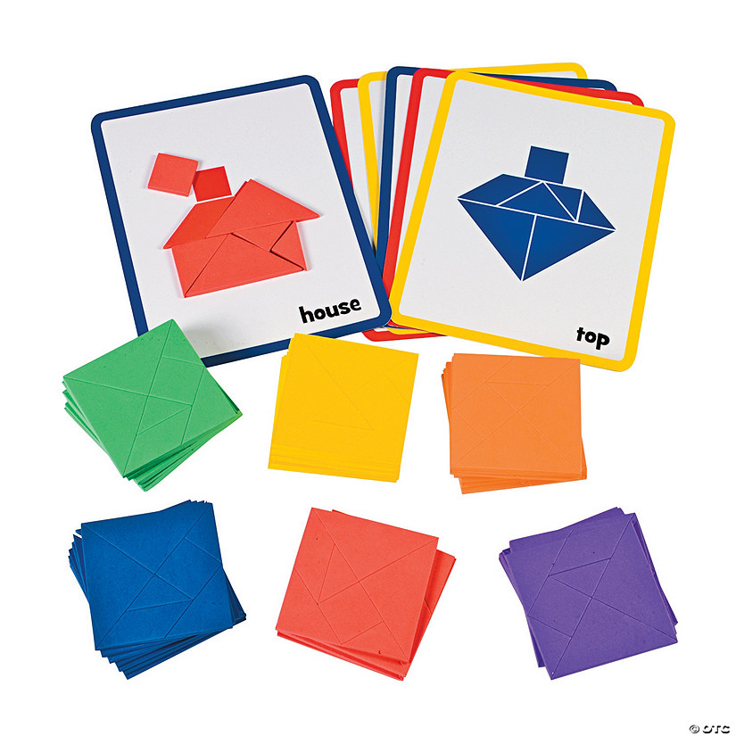 Tangram Foam Shapes Manipulatives