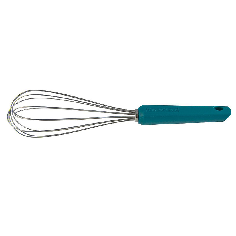 Taste of Home Large Stainless Steel Whisk 13.25 inch, Sea Green Image