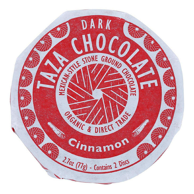 Taza Chocolate Organic Chocolate Mexicano Discs - 50 Percent Dark Chocolate - Cinnamon - 2.7 oz - Case of 12 Image