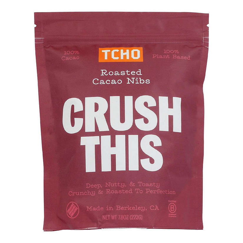 Tcho Chocolate - Cacao Nibs Crush This - Case of 6-7.8 OZ Image