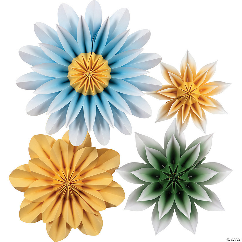 Teacher Created Resources Floral Sunshine Paper Flowers, Pack of 4 Image