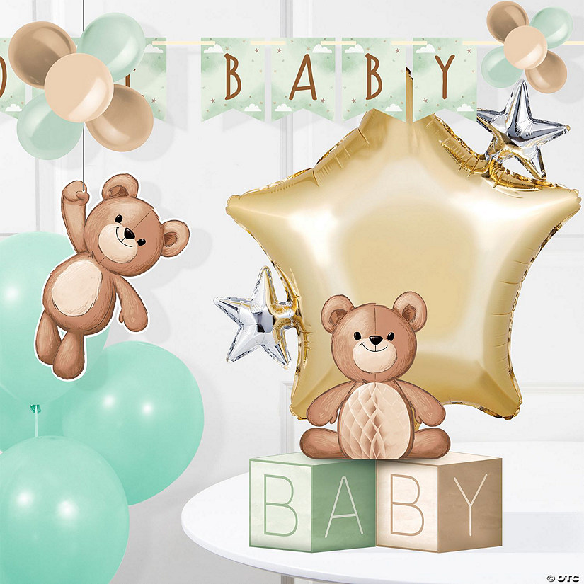Teddy Bear Baby Shower Decorations Kit Image