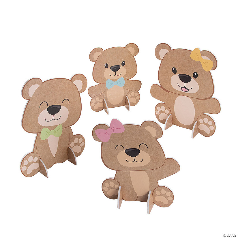 Teddy Bear Centerpiece Set - 4 Pc. Image
