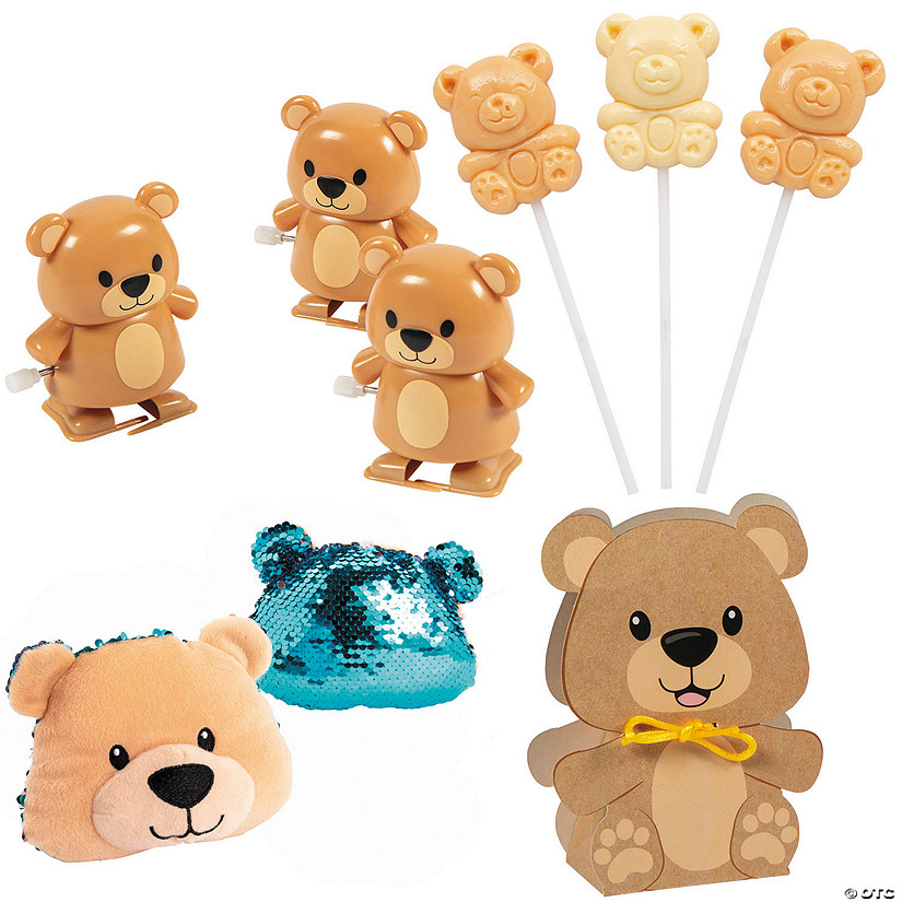 Teddy Bear Party Favor Kit for 12 Image
