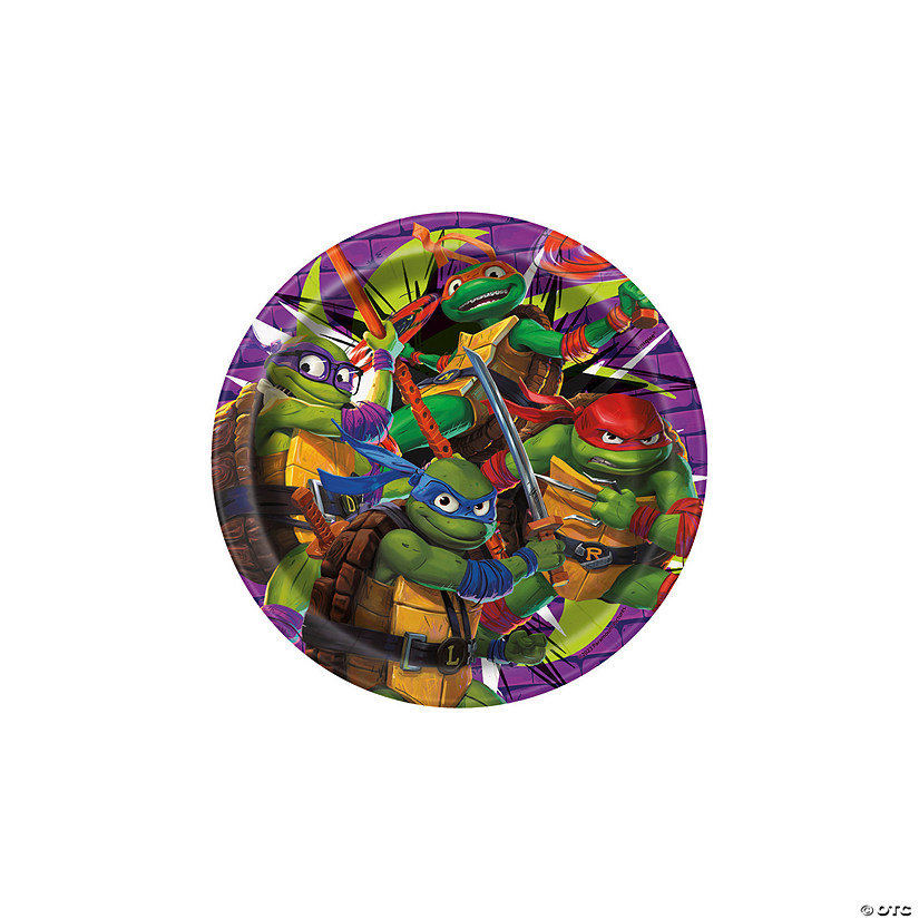 Teenage Mutant Ninja Turtles&#8482;: Mutant Mayhem Paper Dessert Plates Image