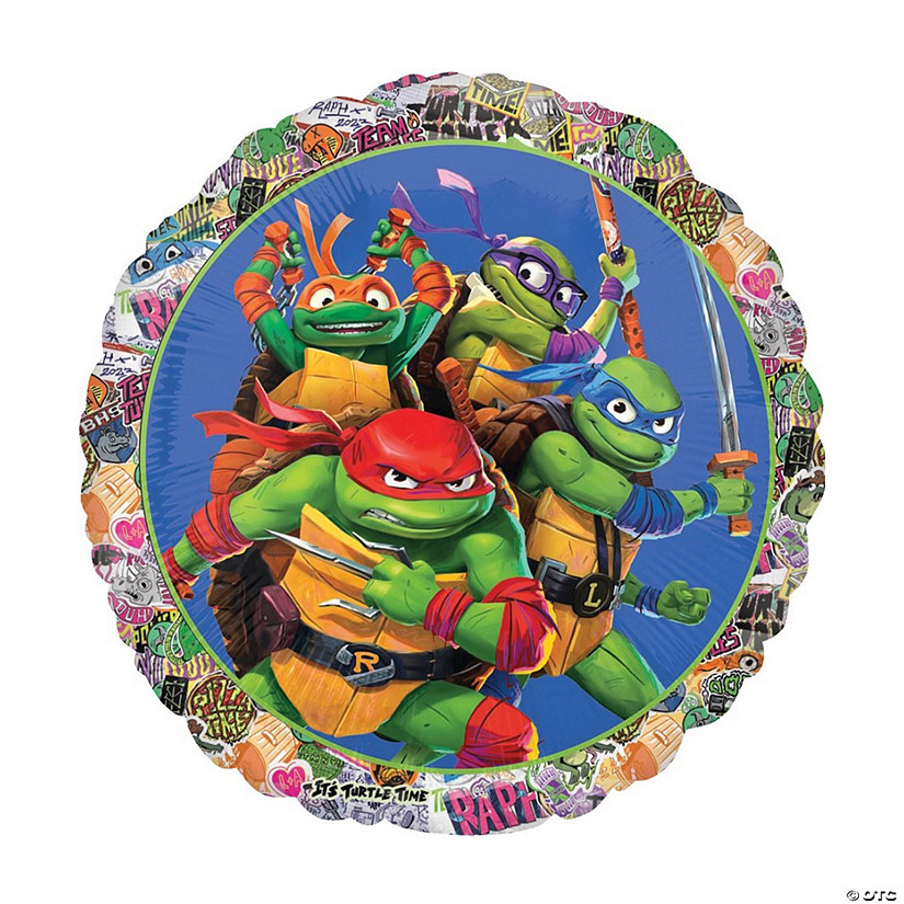Teenage Mutant Ninja Turtles: Mutant Mayhem&#8482; Ready for Action 18" Mylar Balloon Image