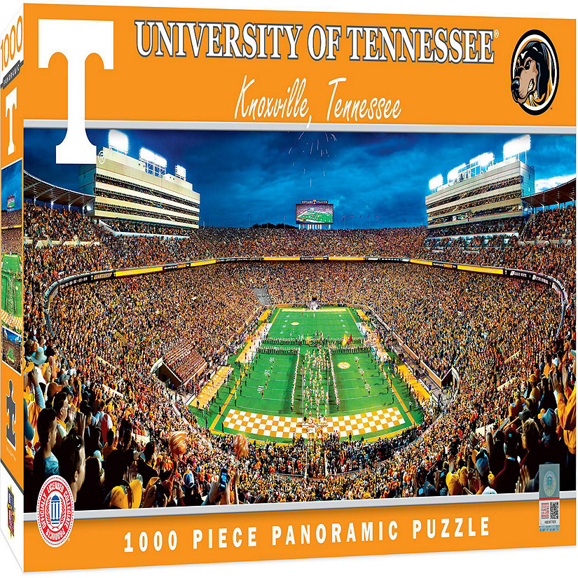 Tennessee Volunteers - 1000 Piece Panoramic Jigsaw Puzzle - End View Image