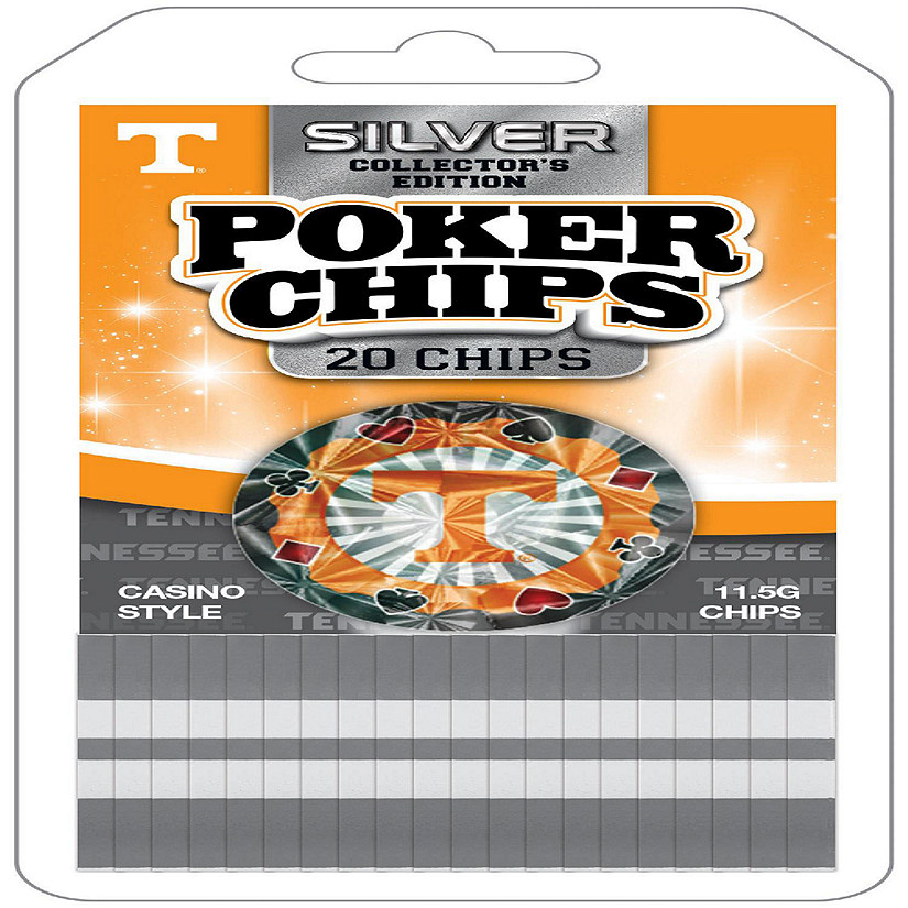Tennessee Volunteers 20 Piece Poker Chips Image