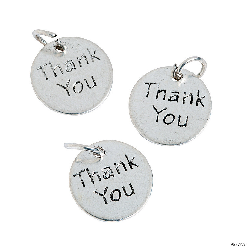 Thank You Charms - 100 Pc. Image