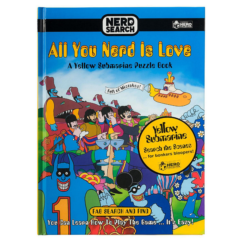 The Beatles Yellow Submarine Nerd Search Book Image