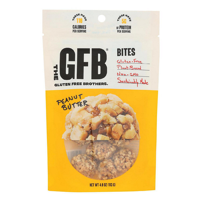 The Gfb - Bites Peanut Butter Gluten Free - Case of 6 - 4 OZ Image