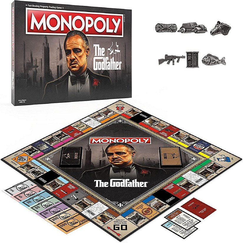 The Godfather 50th Anniversary Monopoly Board Game Image