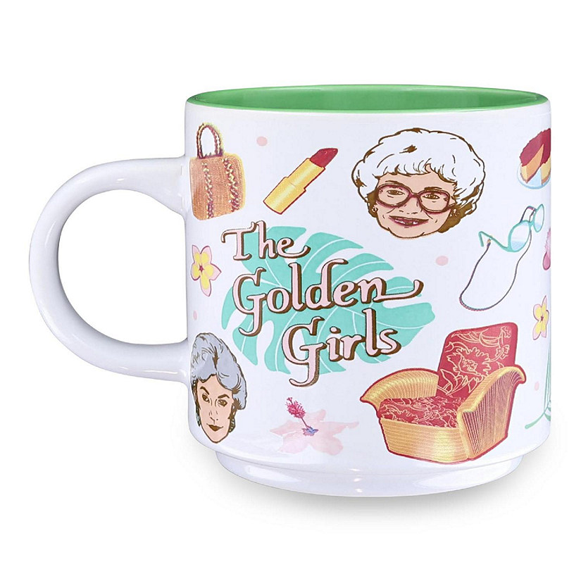 The Golden Girls Icons Ceramic Coffee Mug  Holds 13 Ounces Image