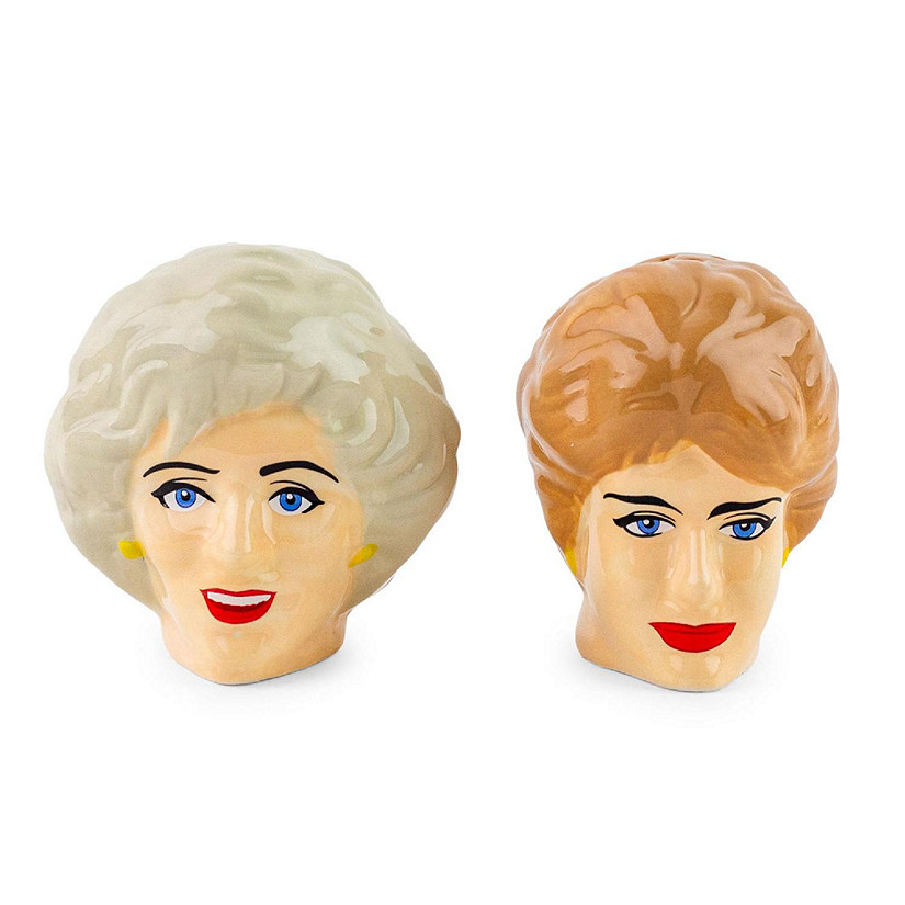 The Golden Girls Rose and Blanche Ceramic Salt and Pepper Shakers  Set of 2 Image