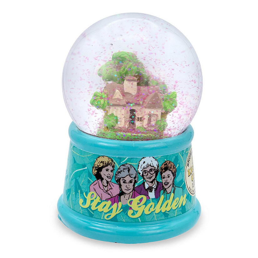 The Golden Girls Shady Pines Light-Up Mini Snow Globe  2 Inches Tall Image