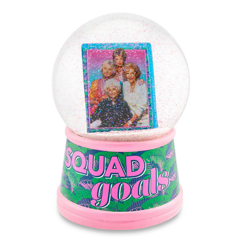 The Golden Girls "Squad Goals" Mini Snow Globe  4 Inches Tall Image
