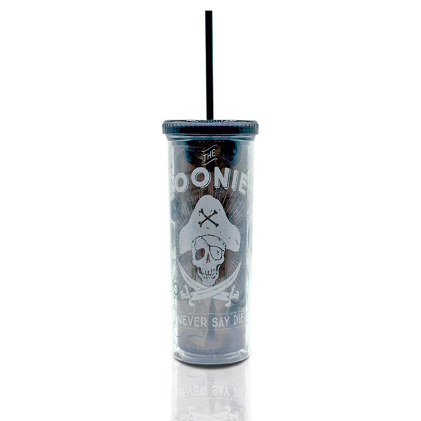 The Goonies Acrylic Carnival Cup with Lid and Straw  Holds 20 Ounces Image