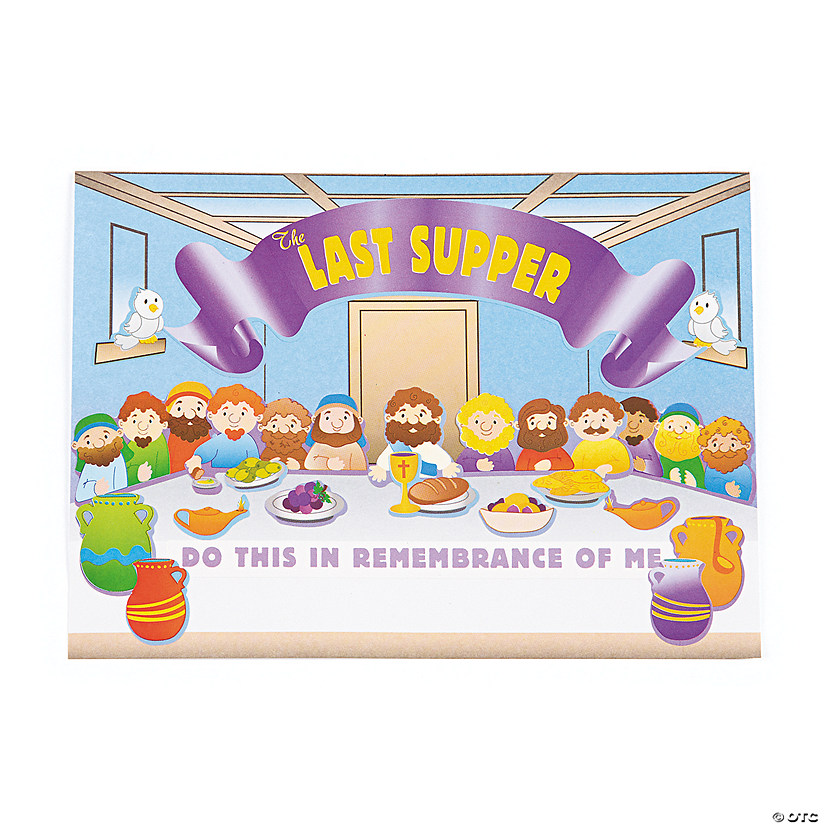 The Last Supper Mini Sticker Scenes - 12 Pc. Image