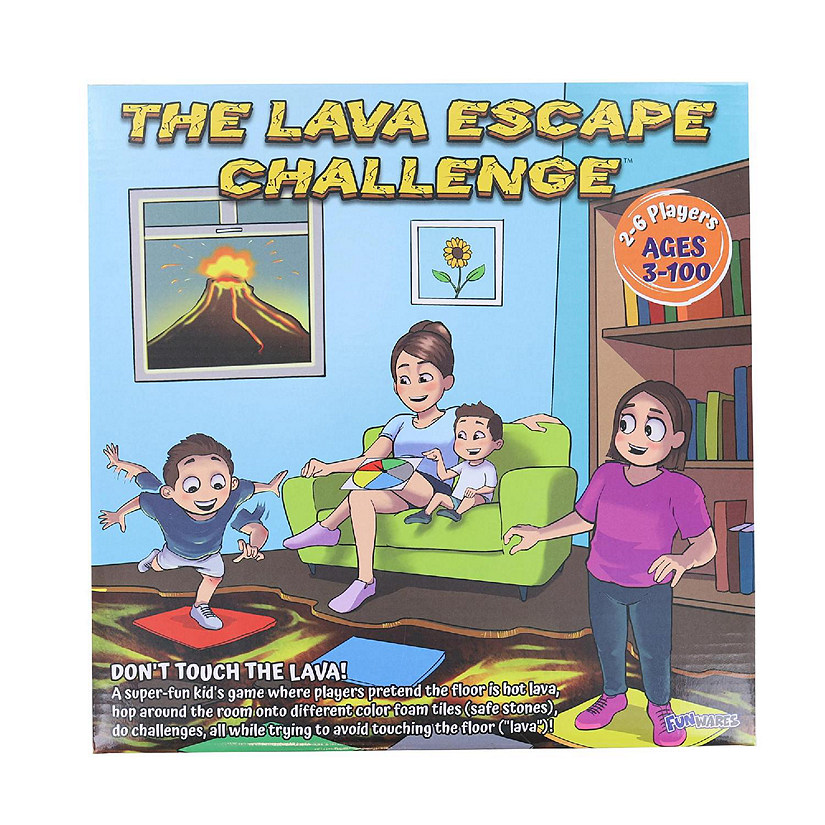 The Lava Escape Challenge Game  2-6 Players Image