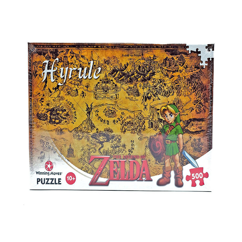 The Legend of Zelda Hyrule 500 Piece Jigsaw Puzzle Image