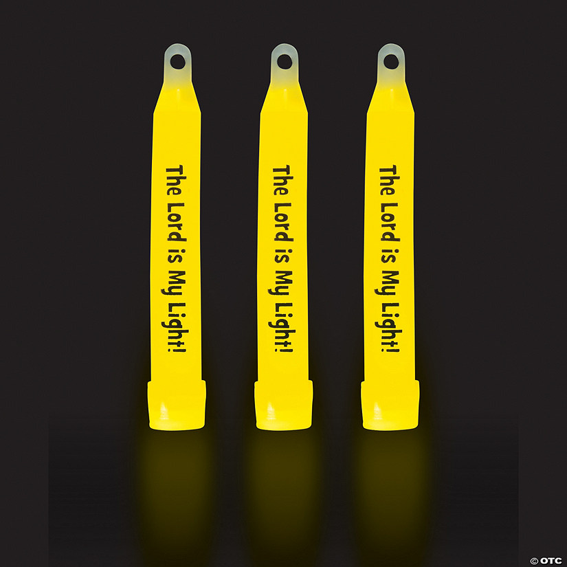 &#8220;The Lord Is My Light&#8221; Glow Sticks - 12 Pc. Image