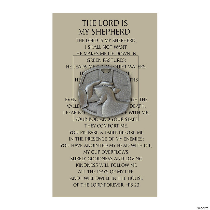The Lord is My Shepherd Pocket Token with Card Image