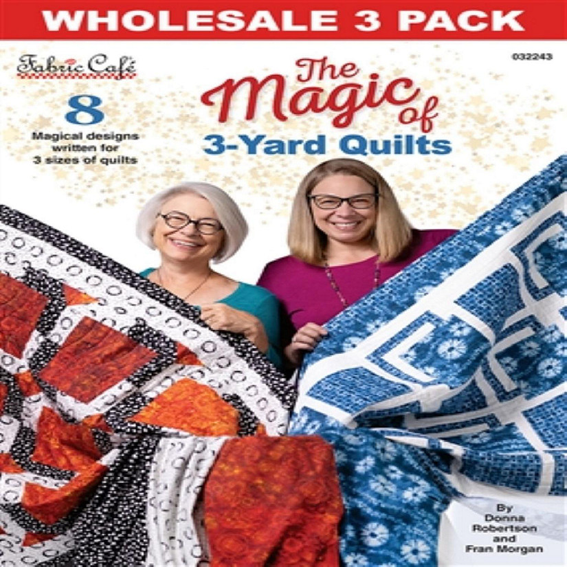 The Magic of 3 Yard Quilts Book by Donna Robertson Image