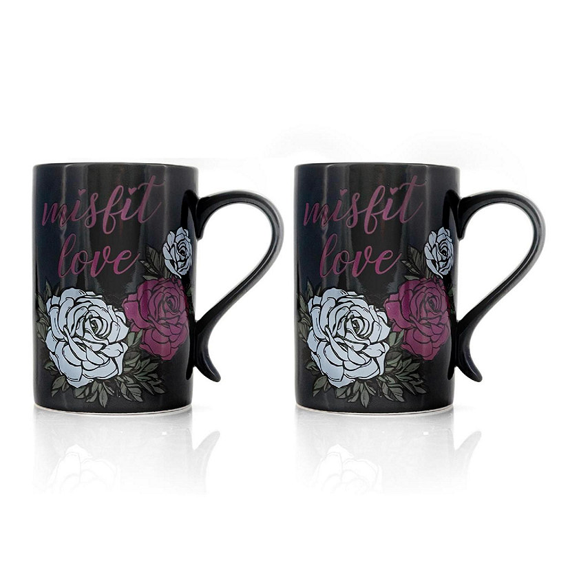 The Nightmare Before Christmas "Misfit Love" 15-Ounce Coffee Mugs  Set Of 2 Image