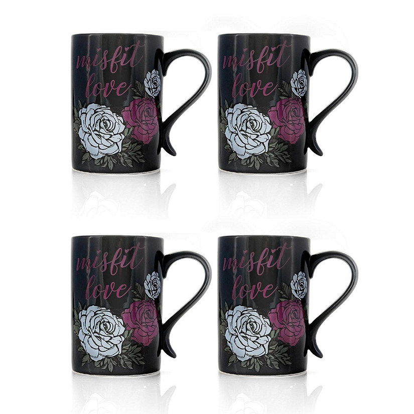 The Nightmare Before Christmas "Misfit Love" 15-Ounce Coffee Mugs  Set Of 4 Image