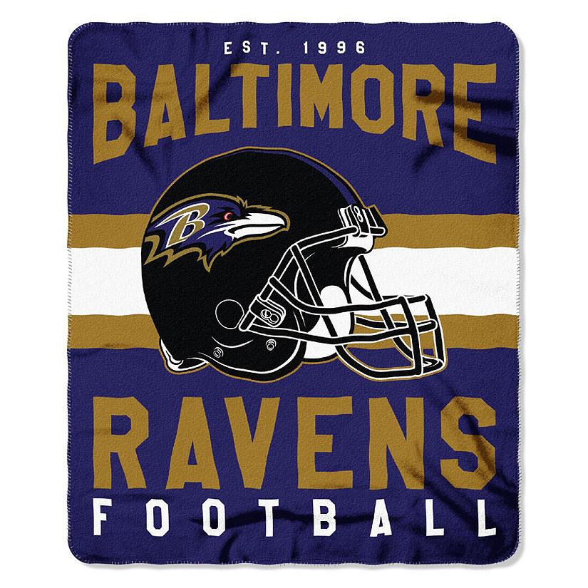 The Northwest Company Baltimore Ravens Fleece Throw , Black Image