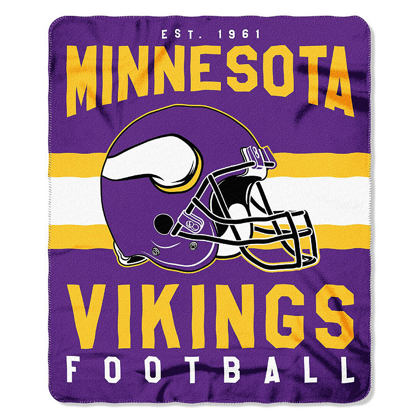 The Northwest Company Minnesota Vikings Fleece Throw , Purple Image