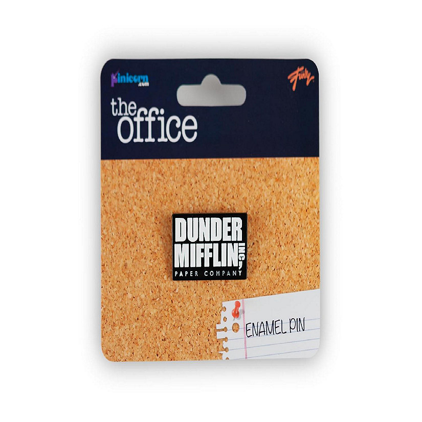 The Office Dunder Mifflin Logo Enamel Pin  Perfect Gift For Fans Of The Office Image