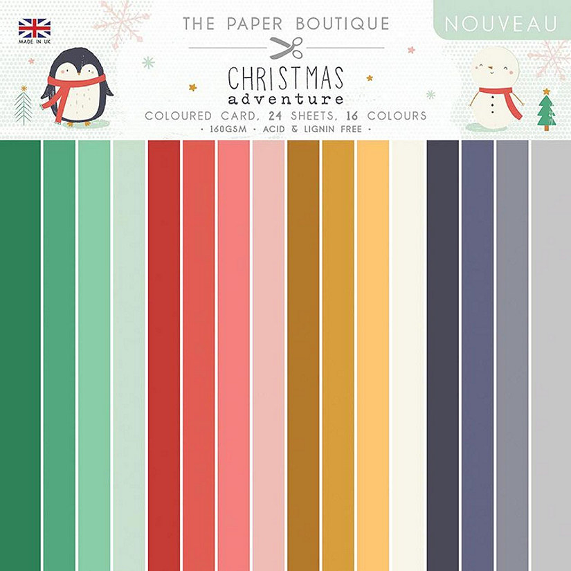 The Paper Boutique Christmas Adventure 8x8 Colour Card Pack Image