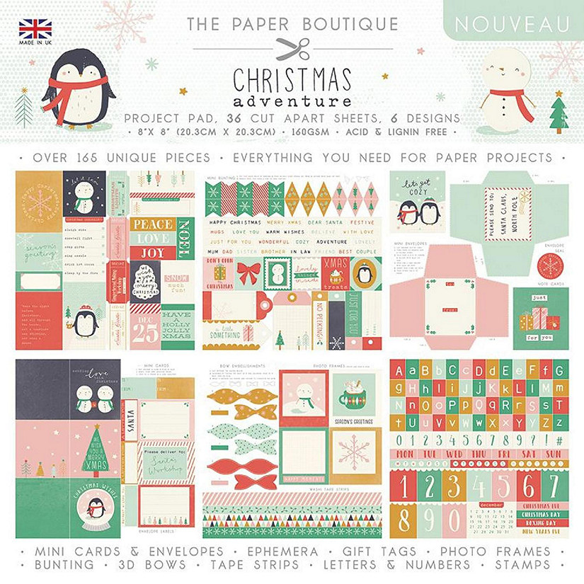 The Paper Boutique Christmas Adventure 8x8 Project Pad Image