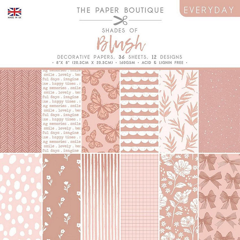 The Paper Boutique Everyday  Shades Of  Blush 8 in x 8 in Pad Image