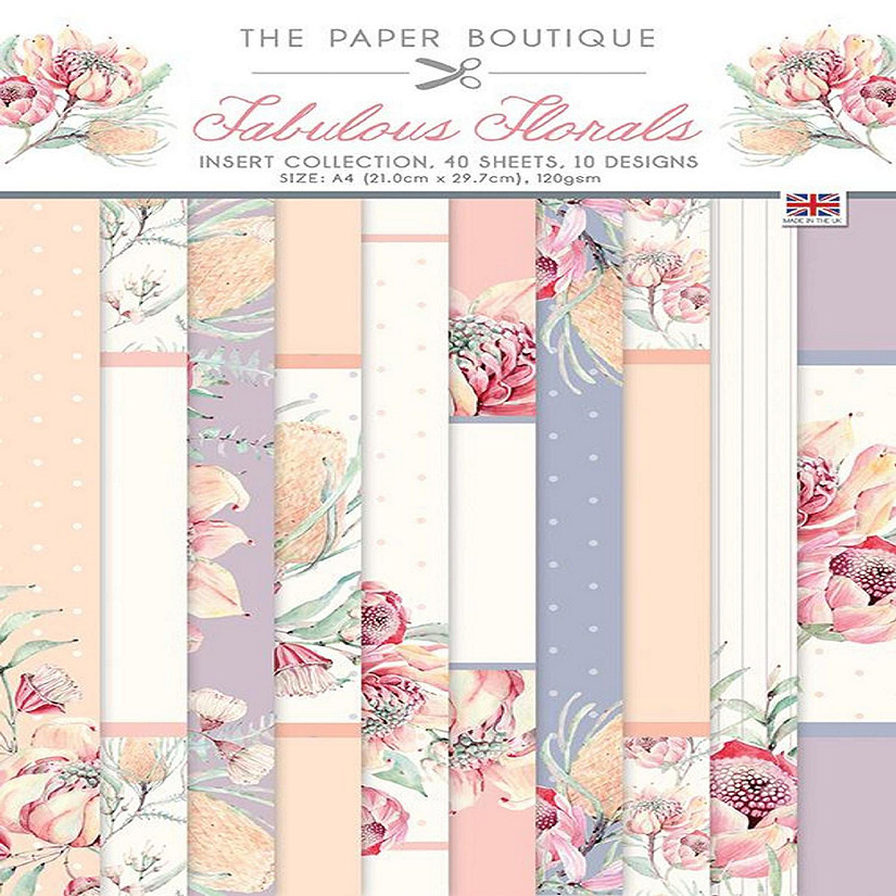 The Paper Boutique Fabulous Florals Insert Collection Image