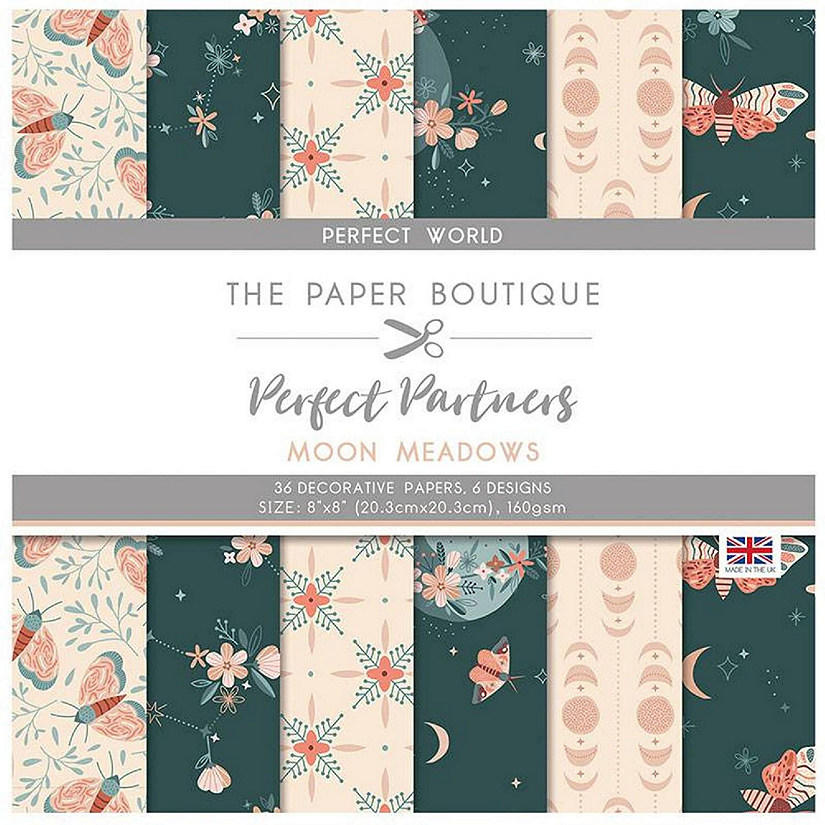 The Paper Boutique Perfect Partners  Moon Meadows 8x8 Florals Image