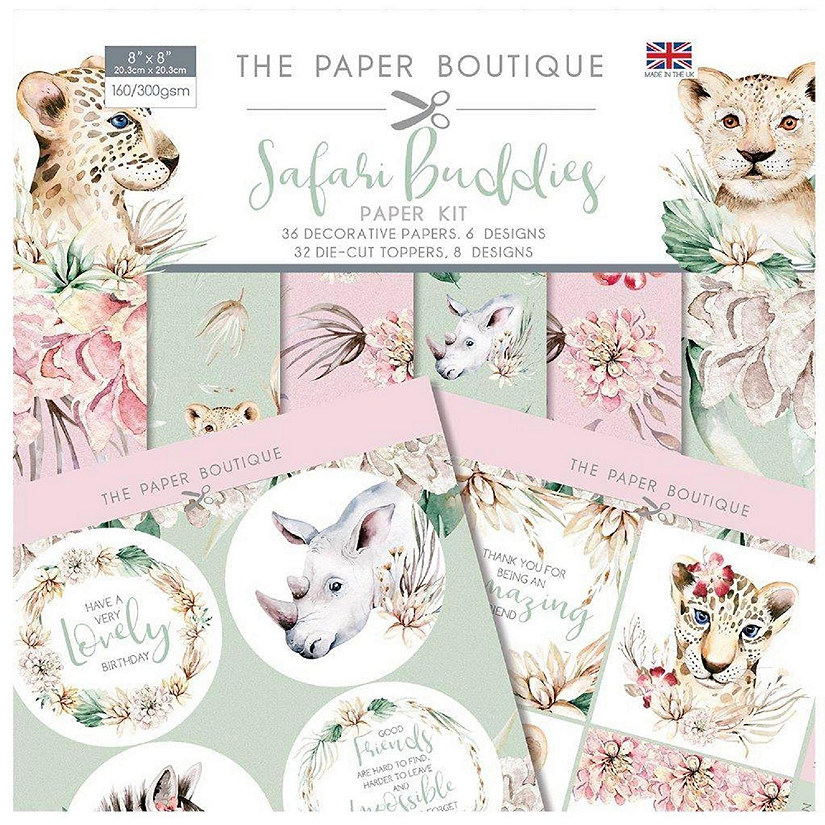 The Paper Boutique Safari Buddies Paper Kit Image