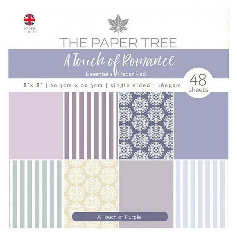 The Paper Tree A Touch of Romance 8x8 Essentials Pad  A Touch of Purple Image