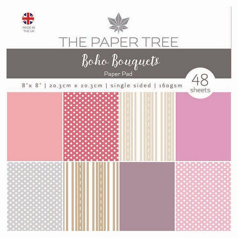 The Paper Tree Boho Bouquets 8 x 8 Essentials Paper Pad Image