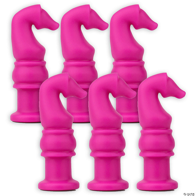 The Pencil Grip Horse Silicone Chewable Pencil Topper, Pack of 6 Image